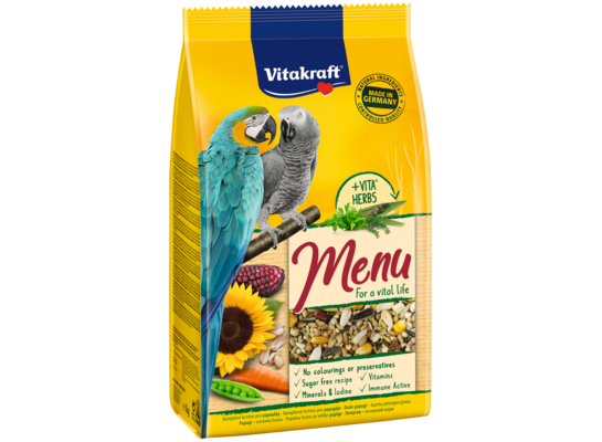 Karma dla ary Menu Vital 1 kg miodowa Vitakraft