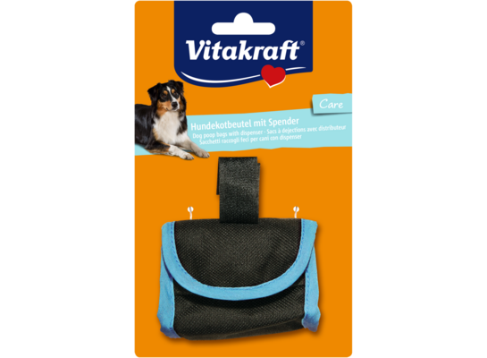 Pojemnik na worki na psie odchody + worki Vitakraft