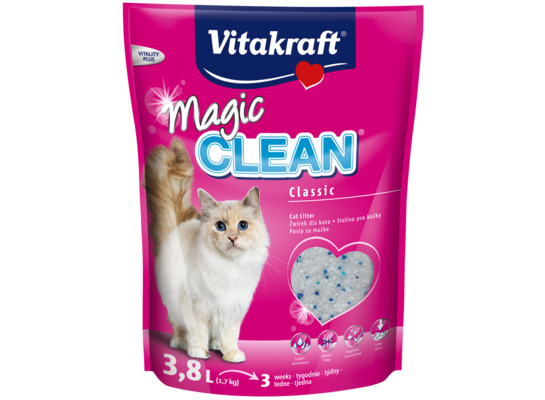 Żwirek silikatowy dla kota Magic clean 3,8 l Vitakraft