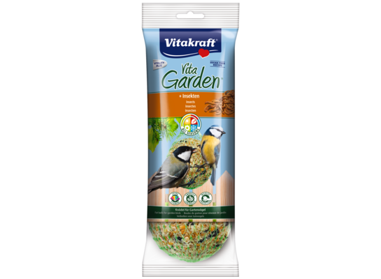 Kule tłuszczowe dla ptaków Vita Garden 4 x 90 g z owadami Vitakraft