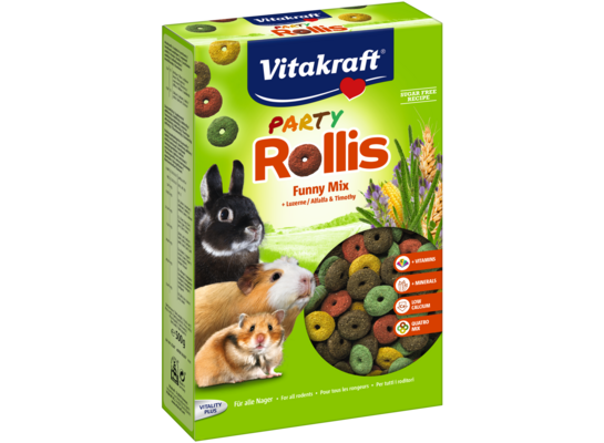 Przysmak dla gryzoni Rollis Party 500 g Vitakraft