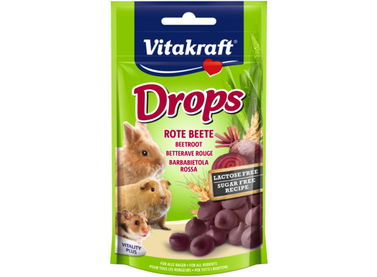 Przysmak dla gryzoni Drops 75 g burak QQ