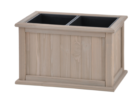 Donica Retro Struktur z wkładem 2 PCV 38 x 67 x 40 piasek SOBEX