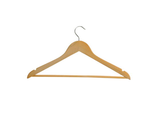 Wieszak drewniany Pablo beżowy