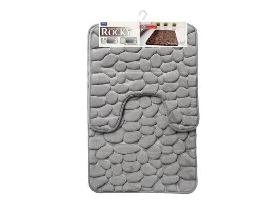 Dywaniki łazienkowy ROCKY 2 elementy