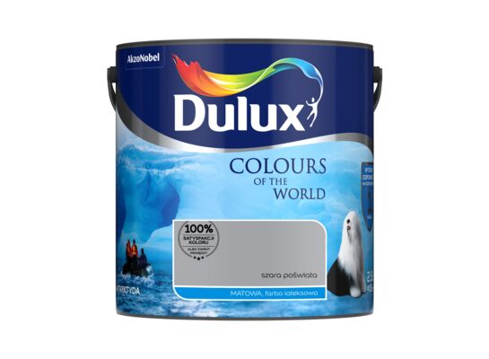 Farba lateksowa Kolory Świata szara poświata 2,5 l Dulux