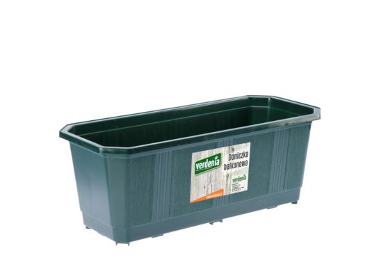 Doniczka balkonowa 40 zielona