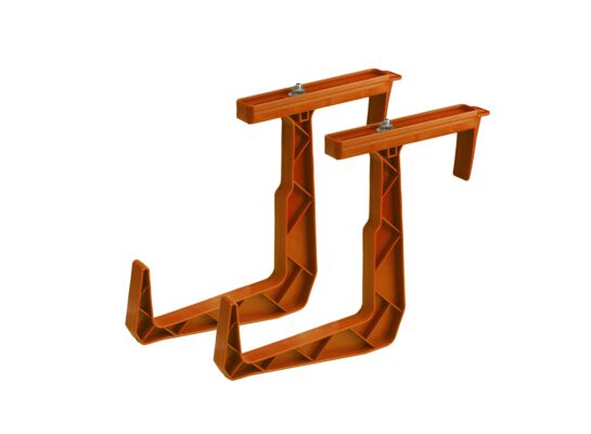 Uchwyt doniczki balkonowej komplet ceglasty