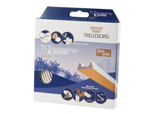 Uszczelka gumowa PROFIL E 2 x 3 m kartonik T