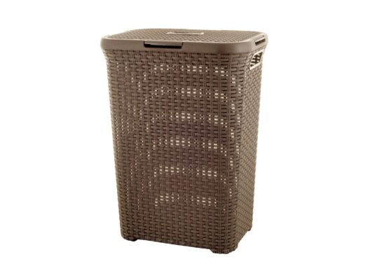 Kosz na bieliznę RATTAN 60 l brązowy jasny