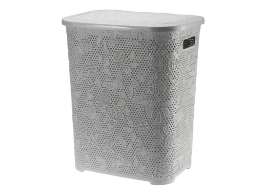 Kosz na bieliznę 55 l FANCY szary