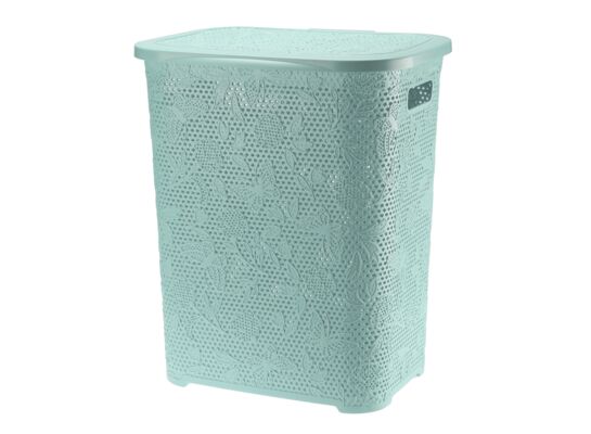Kosz na bieliznę 55 l FANCY miętowy