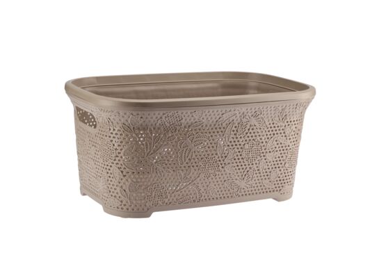 Kosz na pranie FANCY beżowy