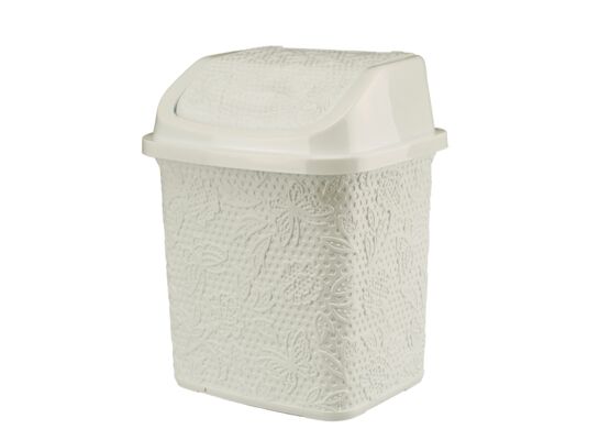 Kosz uchylny 6,5 l FANCY kremowy