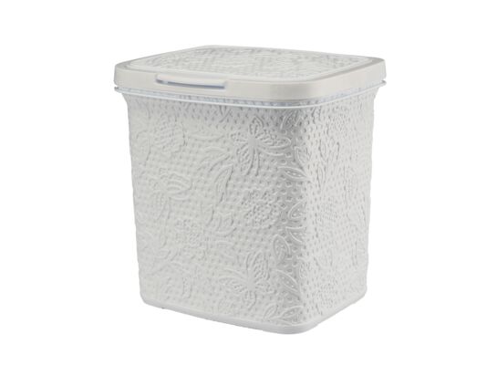 Kosz płaski 5,5 l FANCY biały