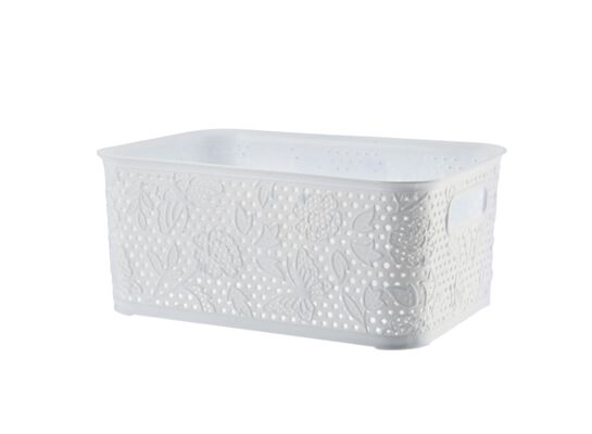 Koszyk 5 l FANCY biały