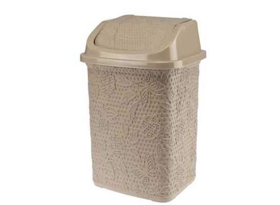 Kosz uchylny 10 l FANCY beżowy