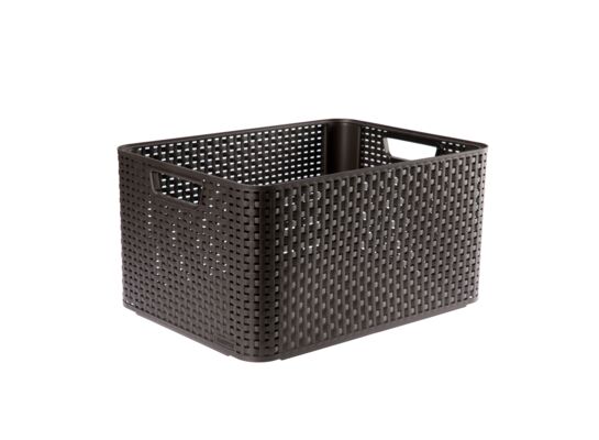 Style Koszyk l Ciemny brąz 30L