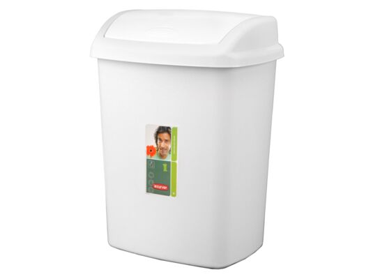 Kosz uchylny Dominik Szary lux/ granitowy 25L