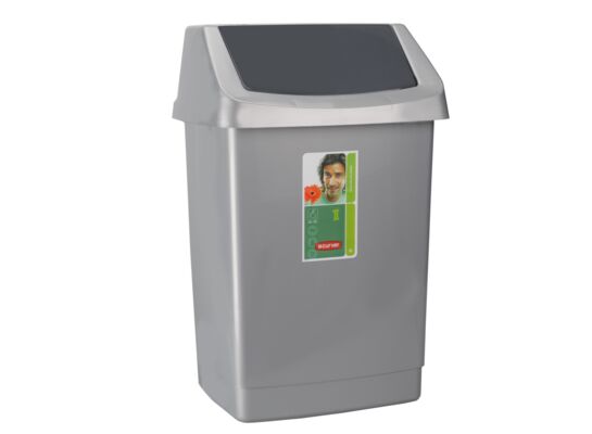 Kosz uchylny click-it 25 l srebrno grafit