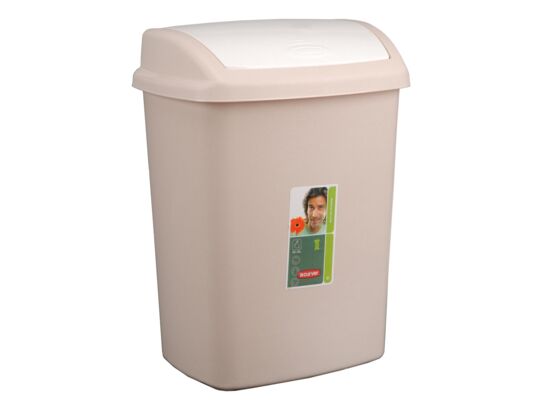 Kosz uchylny Dominik Beż lux/ beż 10L