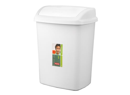 Kosz uchylny DOMINIK 10 l marmur