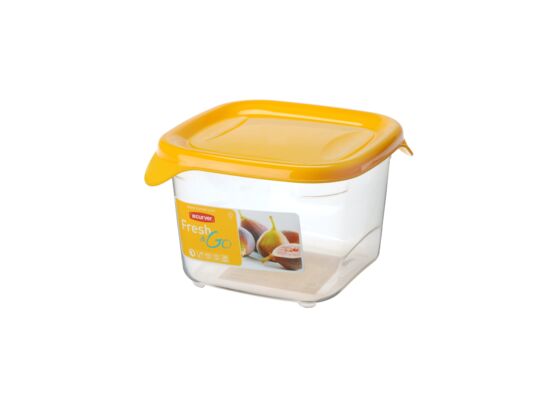 Pojemnik kwadratowy FG 0,45 l żółty