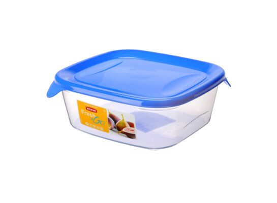 Pojemnik kwadratowy 0,8 l FRESH&GO mix kolorów