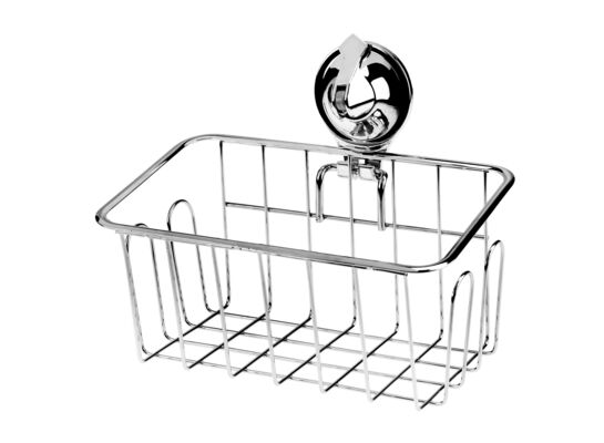 Koszyk z przyssawkami FORTE srebrny