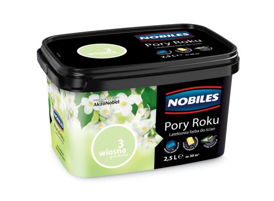 Farba lateksowa Pory Roku Wiosna Groszkowa 2,5 l Nobiles