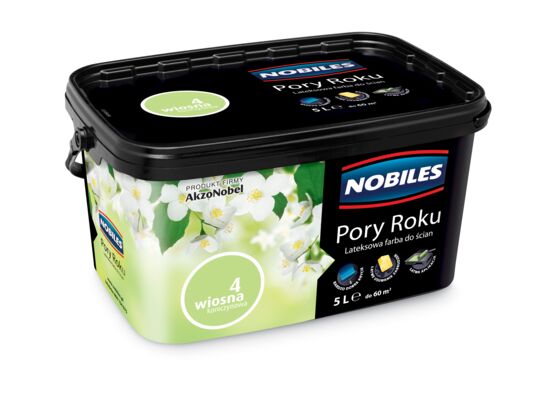 Farba lateksowa Pory Roku Wiosna Koniczynowa 5 l Nobiles