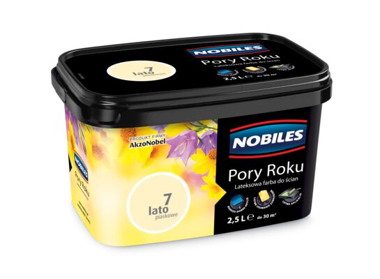 Farba lateksowa Pory Roku Lato Piaskowe 2,5 l Nobiles