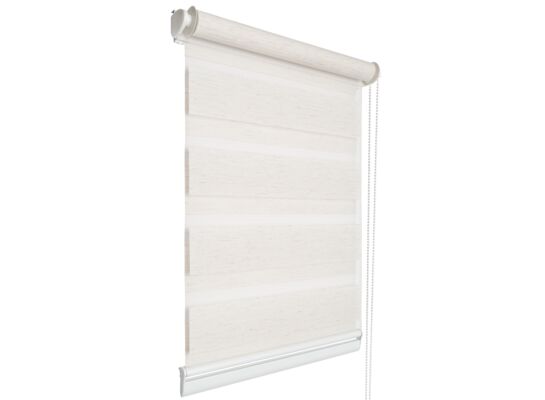 Miniroleta noc&dzień len biały 43 x 150