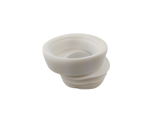 Redukcja biała z PCV do WC Ø 110 mimośrodowa WADEP