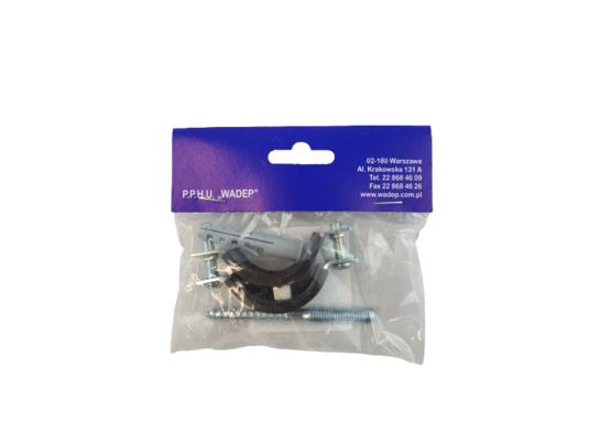 Uchwyt do rur pojedynczy z uszczelką 1" (32 - 36 mm) WADEP