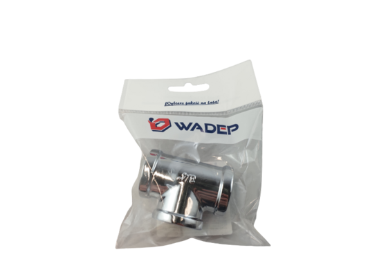 Trójnik chromowany 3/4" WADEP