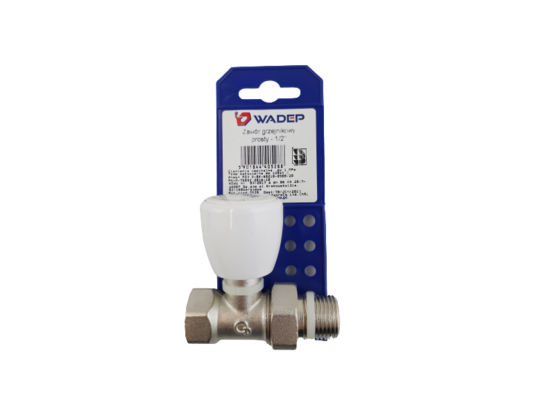 Zawór grzejnikowy prosty 1/2" WADEP