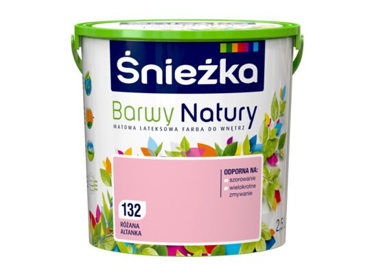 Farba lateksowa Barwy Natury różana altanka 132 2 2,5 l Śnieżka
