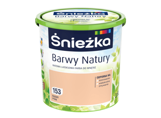 Farba lateksowa Barwy Natury Rajski Ptak 153 2,5 l Śnieżka