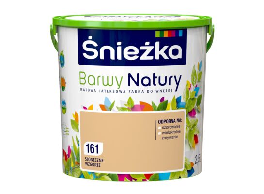 Farba lateksowa Barwy Natury słoneczne wzgórze 161 1 2,5 l Śnieżka