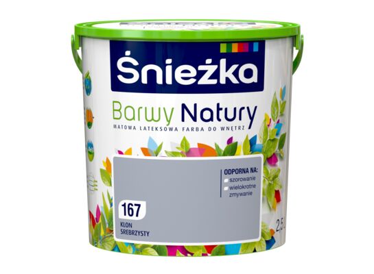 Farba lateksowa Barwy Natury klon srebrzysty 167 2,5 l Śnieżka