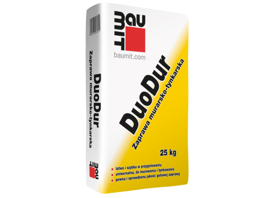 Zaprawa murarsko-tynkarska DuoDur 25 kg Baumit