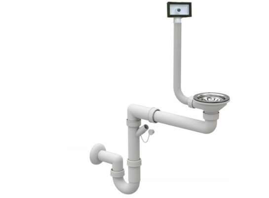 Syfon zlewozmywakowy z sitkiem