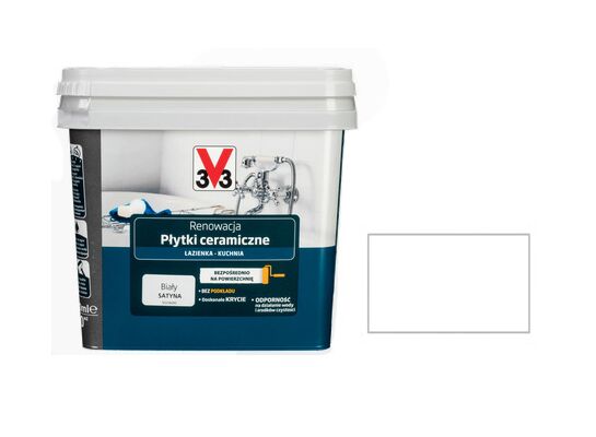 Farba renowacyjna V33 Płytki Ceramiczne Biały 750 ml