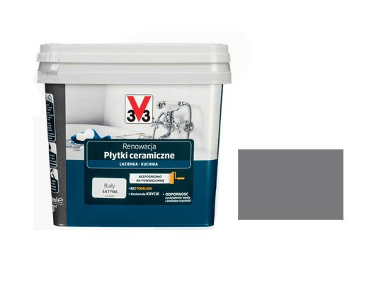 Farba renowacyjna V33 Płytki Ceramiczne Szary Marengo 750 ml