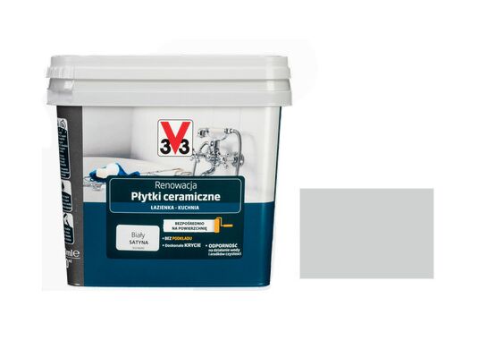 Farba renowacyjna V33 Płytki Ceramiczne Biały Pieprz 750 ml