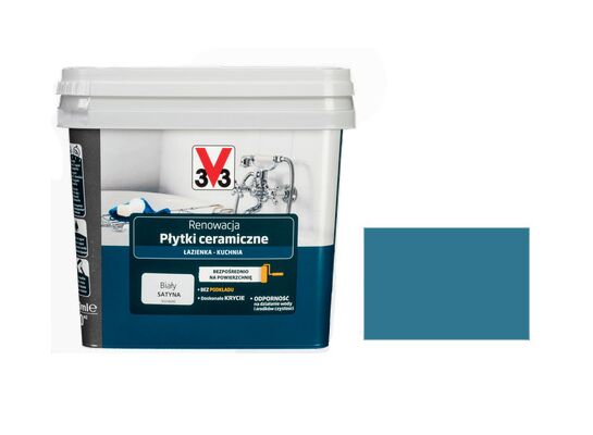 Farba renowacyjna V33 Płytki Ceramiczne Laguna 750 ml