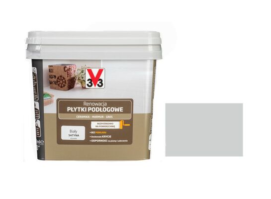 Farba renowacyjna V33 Płytki Podłogowe Biały Pieprz 750 ml