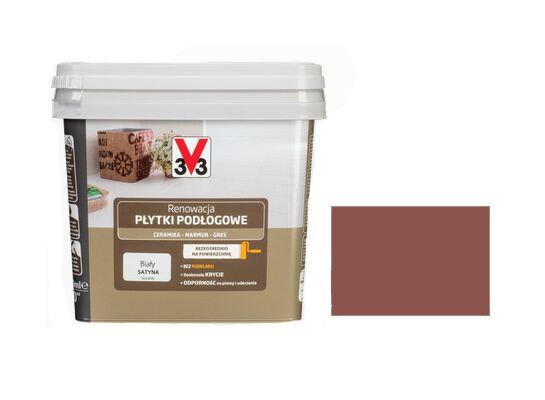 Farba renowacyjna V33 Płytki Podłogowe Terakota 750 ml
