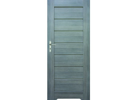 Skrzydło drzwiowe Prim grafit podcięcie 60 P